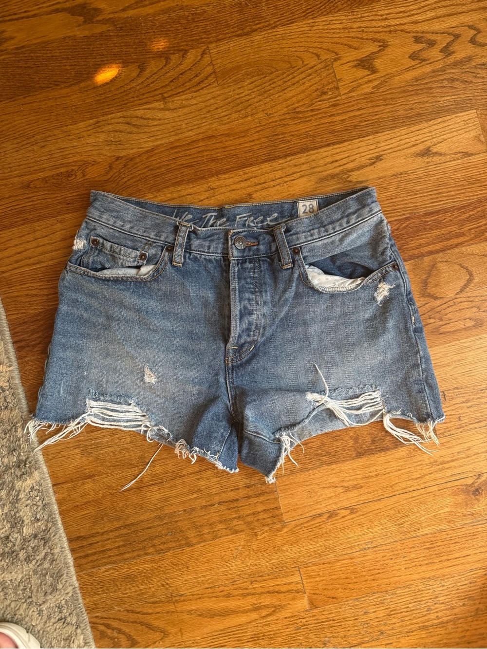 We the Free Jean Shorts sz: 28